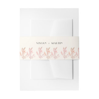 Dancing with the whisper of wind invitation belly band