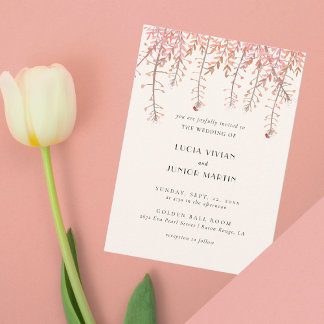 Dancing with the whisper of wind Wedding Invitation