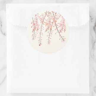 Dancing with the whisper of wind Wedding Sticker