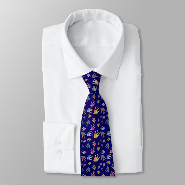 Dancing with the Wind Midnight Tie (Tied)