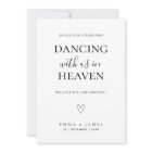 Dancing With Us In Heaven Sign Wedding Memorial 