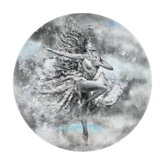 Dancing Woman Cutting Board (Front)