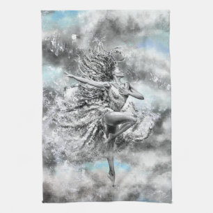 Dancing Woman Kitchen Towel