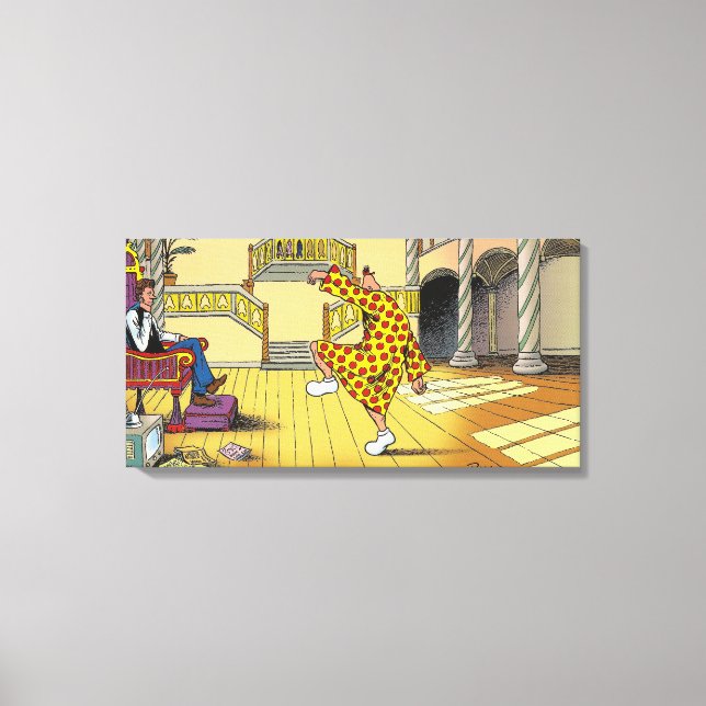 Dancing Zippy Canvas Print (Front)