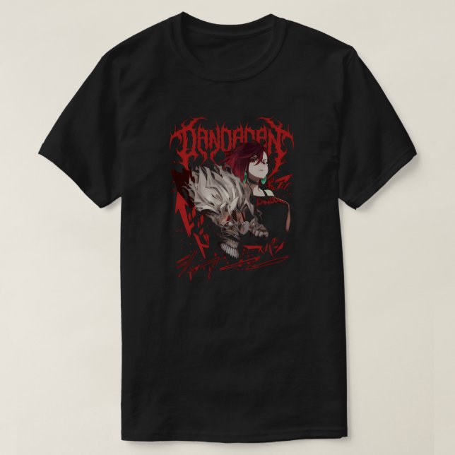 Dandadan Dark Occult Anime Illustration T-Shirt (Design Front)