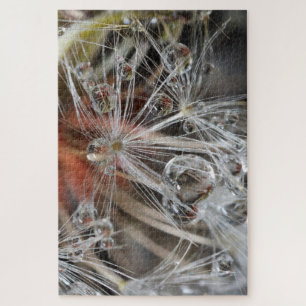 Dandelion Abstract Jigsaw Puzzle