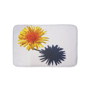 Dandelion and Shadow bmcnm Bath Mat