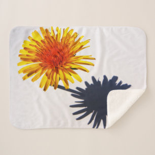 Dandelion and Shadow sbcna Sherpa Blanket