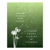 Dandelion Art - Raise your words