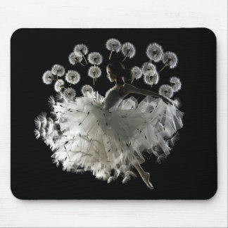 Dandelion Ballet Dancer Surreal Beauty #1 Mouse Pad
