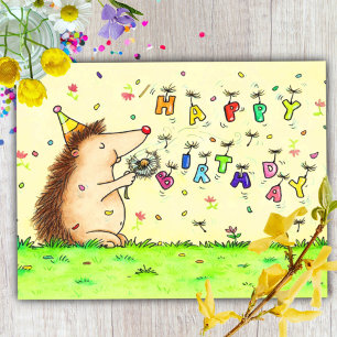 Dandelion Birthday  Postcard