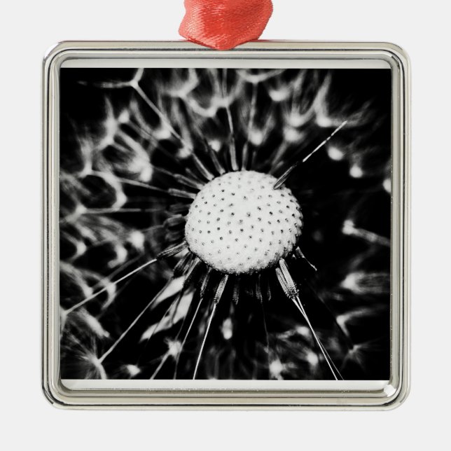 dandelion blacq metal tree decoration (Front)