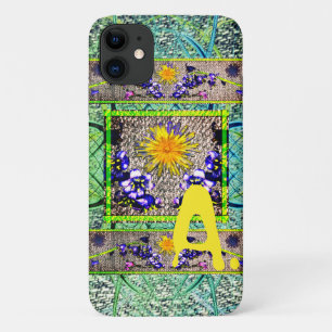 Dandelion Bluebell Denim Spring Monogram Phone Case-Mate iPhone Case
