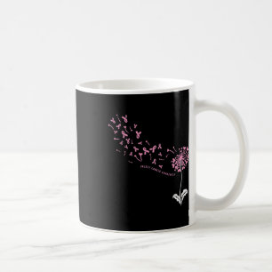 Dandelion Breast Cancer Awareness Pink Ribbon Supp Coffee Mug