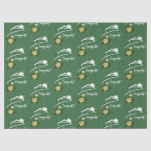 Dandelion Butterflies Congrats Home Sweet Home Tissue Paper