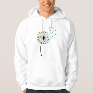 Dandelion butterfly flow hoodie