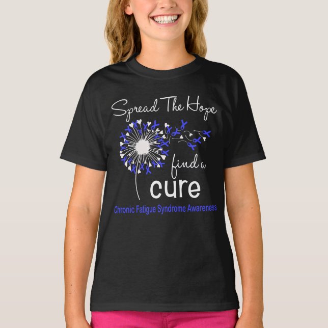 Dandelion Chronic Fatigue Syndrome Awareness T-Shirt (Front)