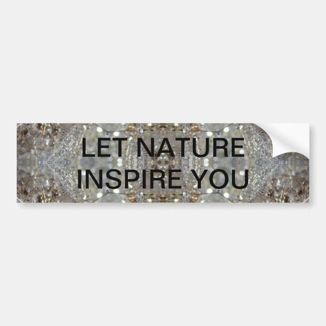 Dandelion Crystal design Bumper Sticker (Front)