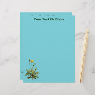 Dandelion Custom Letterhead