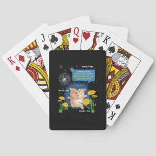 Dandelion Dancing Hedgehog Educational Playing Cards