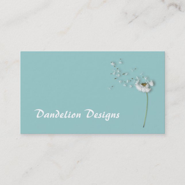 Dandelion Design Business Card (Front)