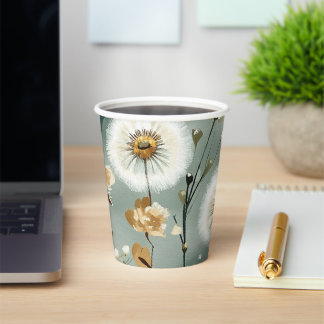 Dandelion Design Series #3 Paper Cups