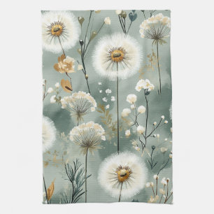 Dandelion Design Series #3 Tea Towel