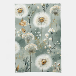 Dandelion Design Series #3 Tea Towel