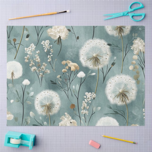 Dandelion Design Series #6 Tissue Paper (Craft)