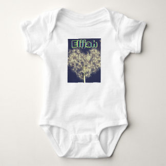 Dandelion Dreams Personalised Baby Bodysuit. Bodysuit