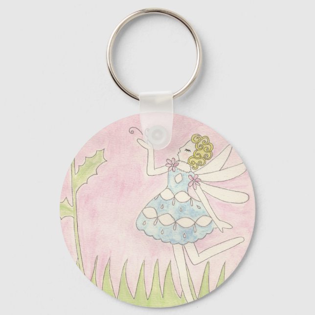 Dandelion Fairy Key Ring (Front)