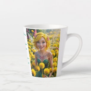 Dandelion Fairy  Latte Mug