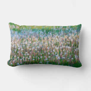 Dandelion Field of Wishes Lumbar Cushion