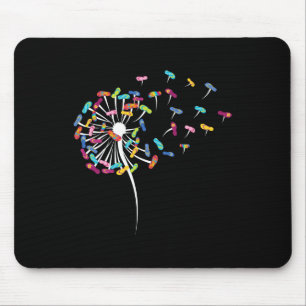 Dandelion Flip Flops Surfing Shirt For Beach Mouse Pad