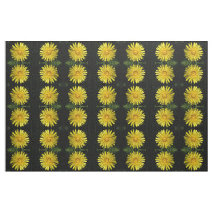 Dandelion Floral Patterned Fabric