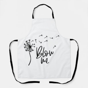 Dandelion Flower Blow Me Gift For Girlfriend Apron