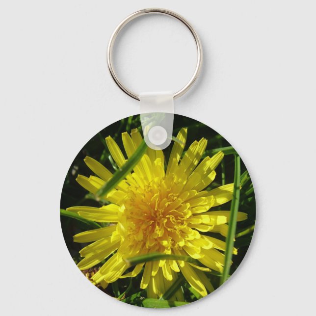 dandelion flower key ring (Front)