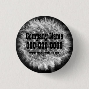 Dandelion Fuzz 3 Cm Round Badge