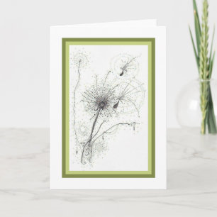 Dandelion Greeting Card