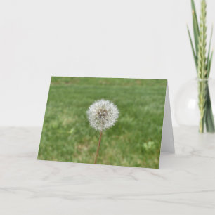 Dandelion Greeting Card