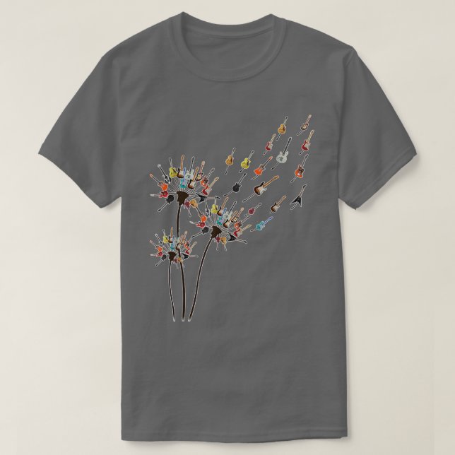 Dandelion Guitar 628 T-Shirt (Design Front)