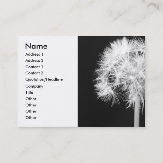 Dandelion Haiku Business Card