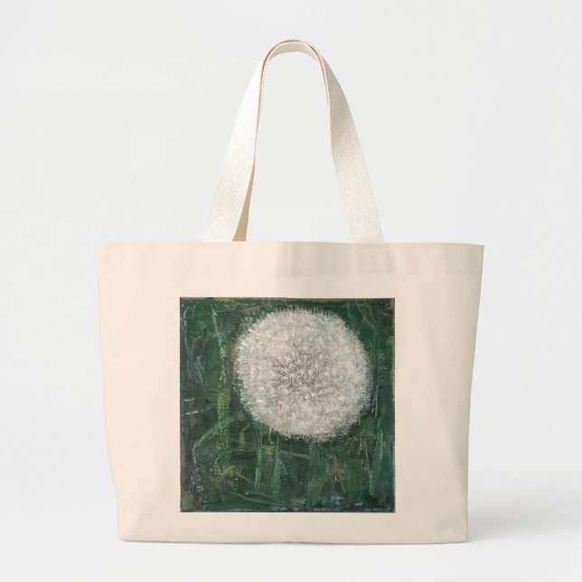 Dandelion Head 2008 Large Tote Bag (Front)