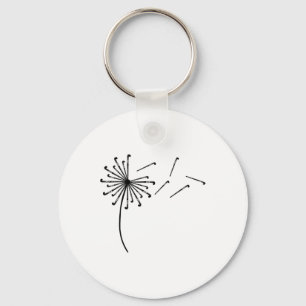 Dandelion Hockey Stick Shirt For Field Hockey Play Key Ring