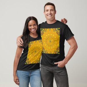 Dandelion in Summer Bohemian Floral Graphic T-Shirt