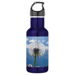 Dandelion In The Light Water Bottle