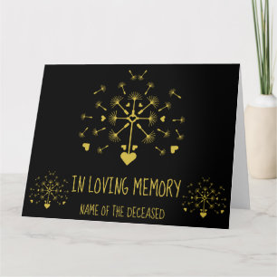Dandelion In The Wind In Loving Memory Of Card