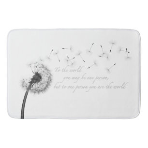 Dandelion Inspiration Bath Mat