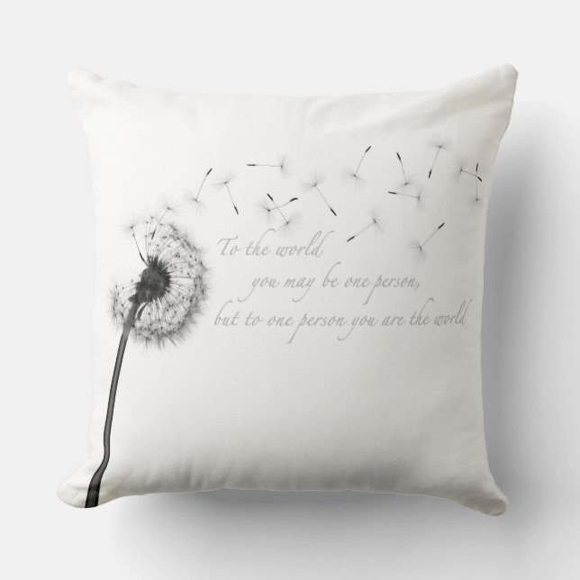 Dandelion Inspiration Cushion (Front)
