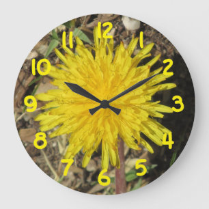 Dandelion Large Clock
